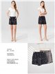 Short fluido estampado con cintura elástica