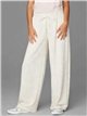 Pantalón wide-leg con cordón
