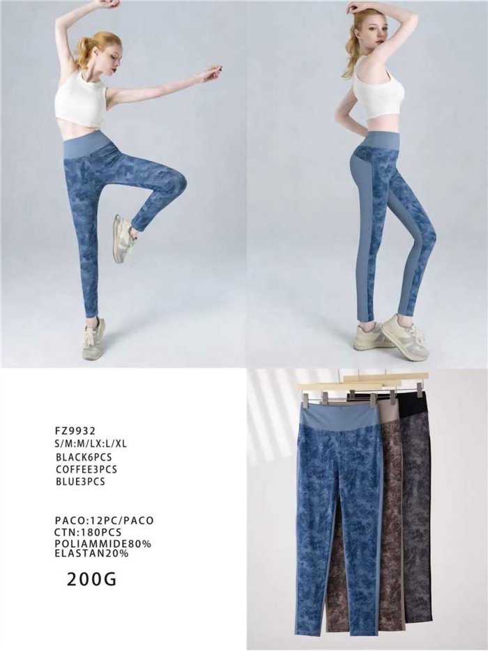 Leggings deportivos efecto tie-dye