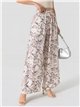 pantalon palazzo à imprimé floral