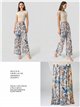 Palazzo-Hose mit botanischem Print