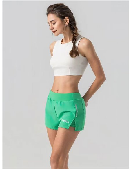 Active split hem shorts