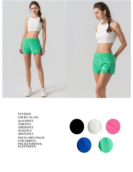 Active split hem shorts