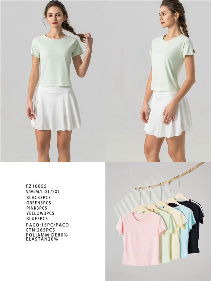 Camiseta deportiva ligera de yoga