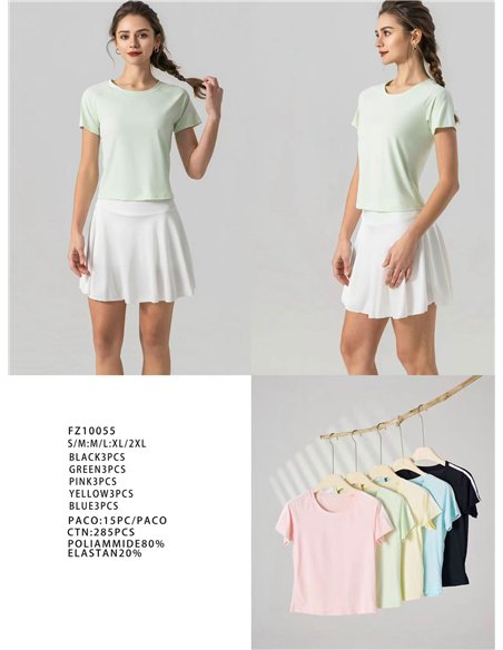 Camiseta deportiva ligera de yoga