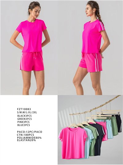 Conjunto deportivo camiseta y short 2