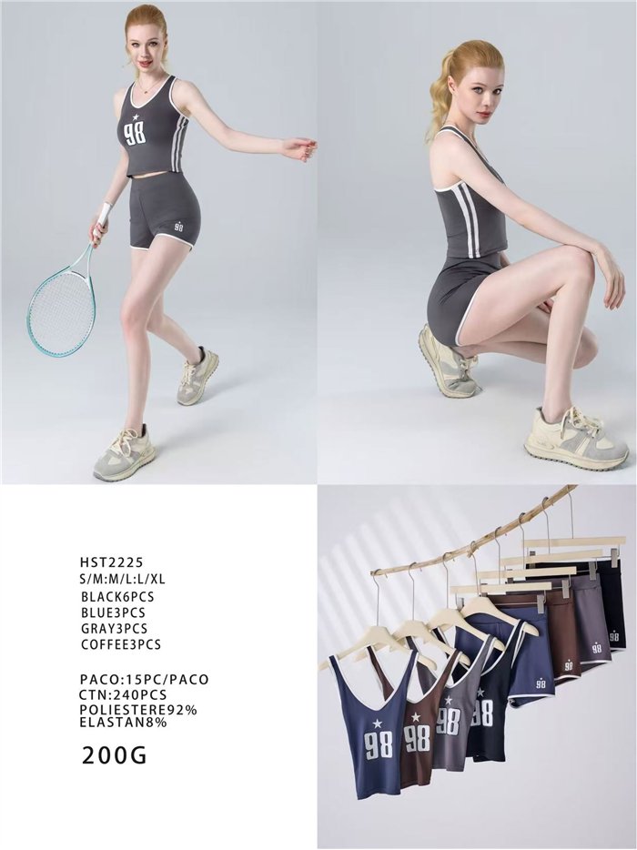 Conjunto deportivo de top y short ciclista