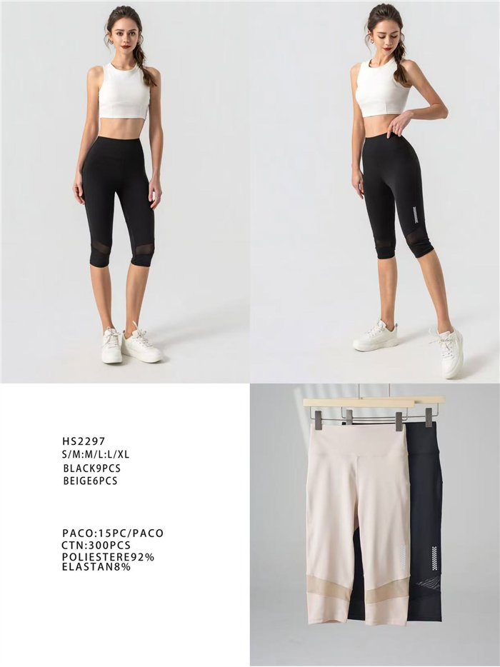 Legging capri deportivo de cintura alta