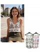 Top sin mangas estampado boho