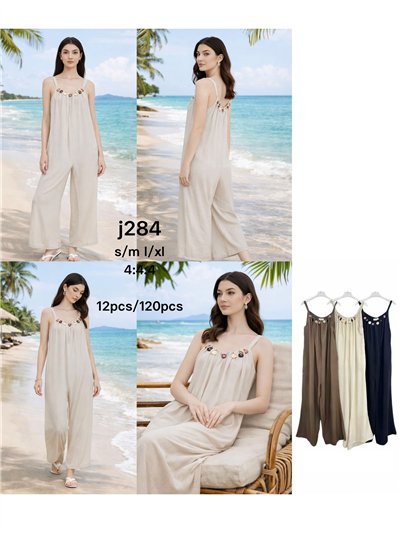 Mono palazzo de tirantes con detalle de abalorios 2