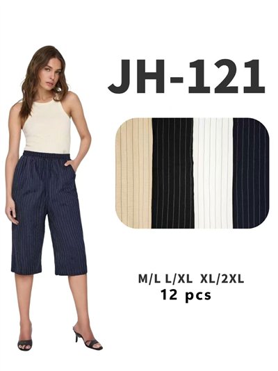 Pantalón culotte rayas 2