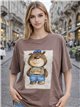 Camiseta oso con strass