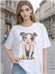 Camiseta girl print
