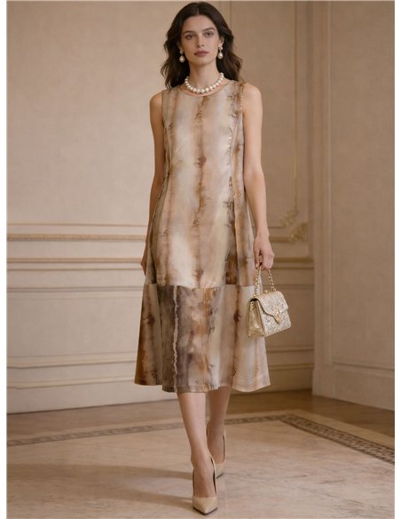 robe en satin ombré