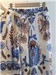 Pantalón wide leg estampado mediterráneo