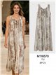 Vestido midi estampado degradado