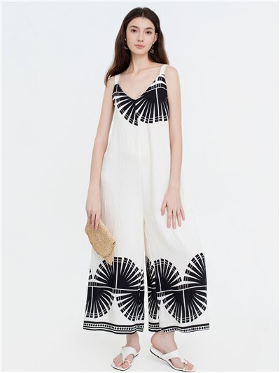 Mono largo estampado gráfico