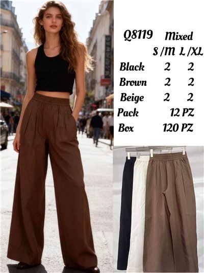 Pantalon palazzo uni 2