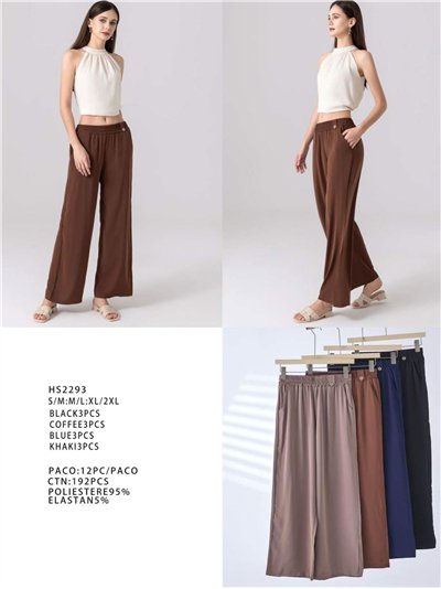 Calças fluidas com bolso 2