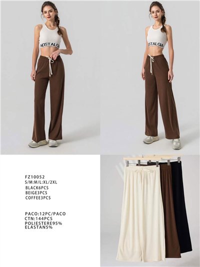 Calças palazzo com cordão. 2