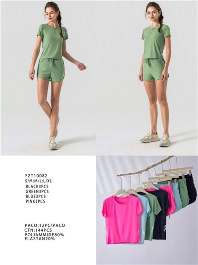 Conjunto esportivo (camiseta e shorts) 2