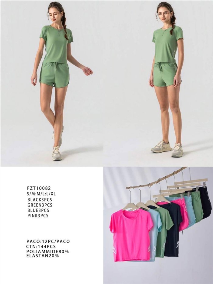 Conjunto esportivo (camiseta e shorts)