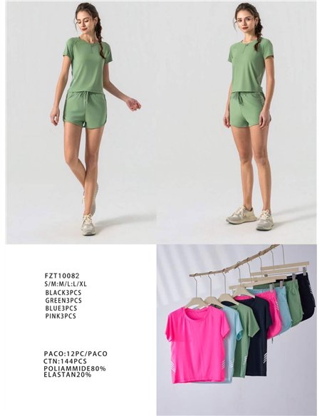 Conjunto esportivo (camiseta e shorts)