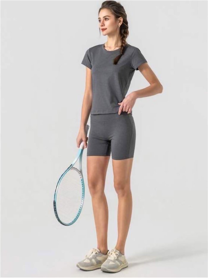 Conjunto deportivo de camiseta y biker short