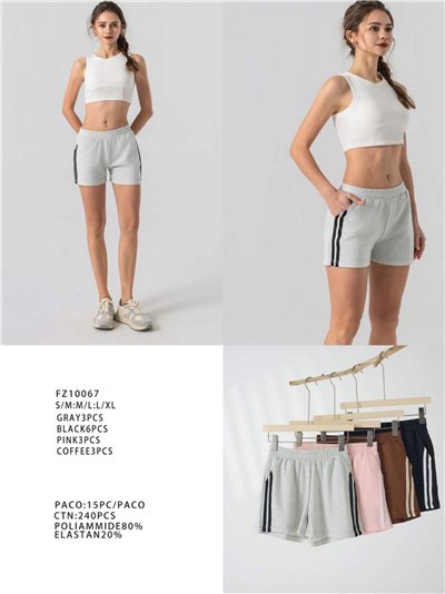 Short deportivo con franjas laterales 2