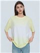 Camiseta oversize degradada
