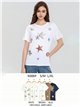 Camiseta estrellas de mar con strass