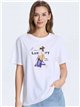 t-shirt stampata chic da ragazza