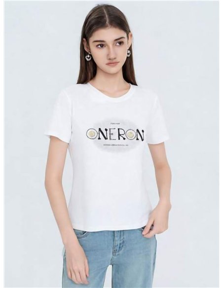 Camiseta estampada texto