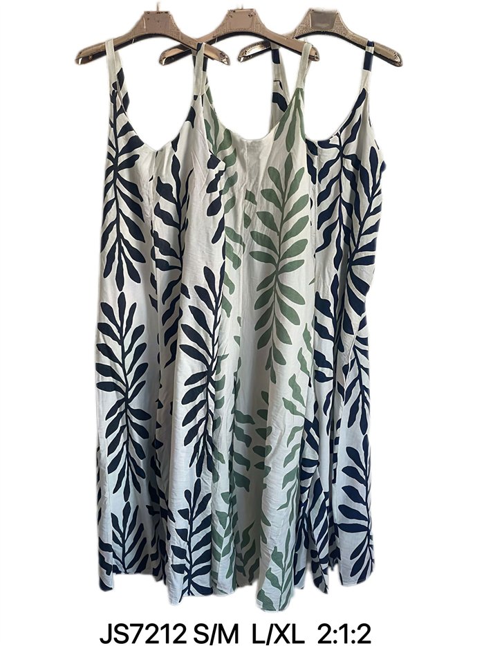 Mono palazzo estampado de hojas