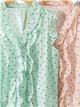 Blusa lunares con volantes