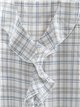 Blusa cuadros con volante