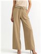 Pantalon à jambes larges avec ceinture