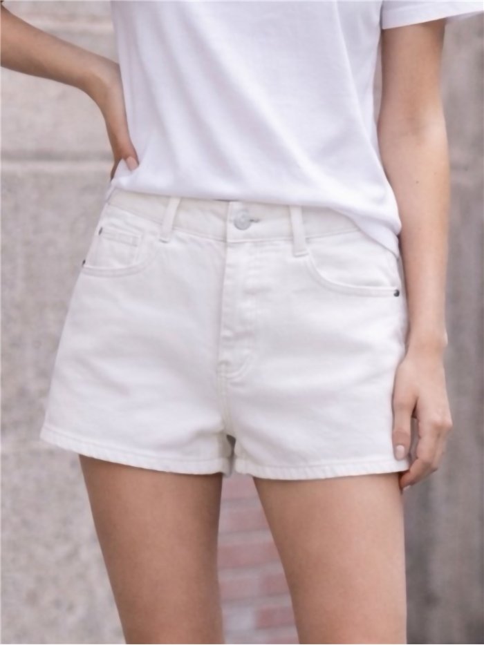 Shorts vaqueros blanco