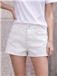 Shorts vaqueros blanco