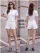 Shorts vaqueros blanco