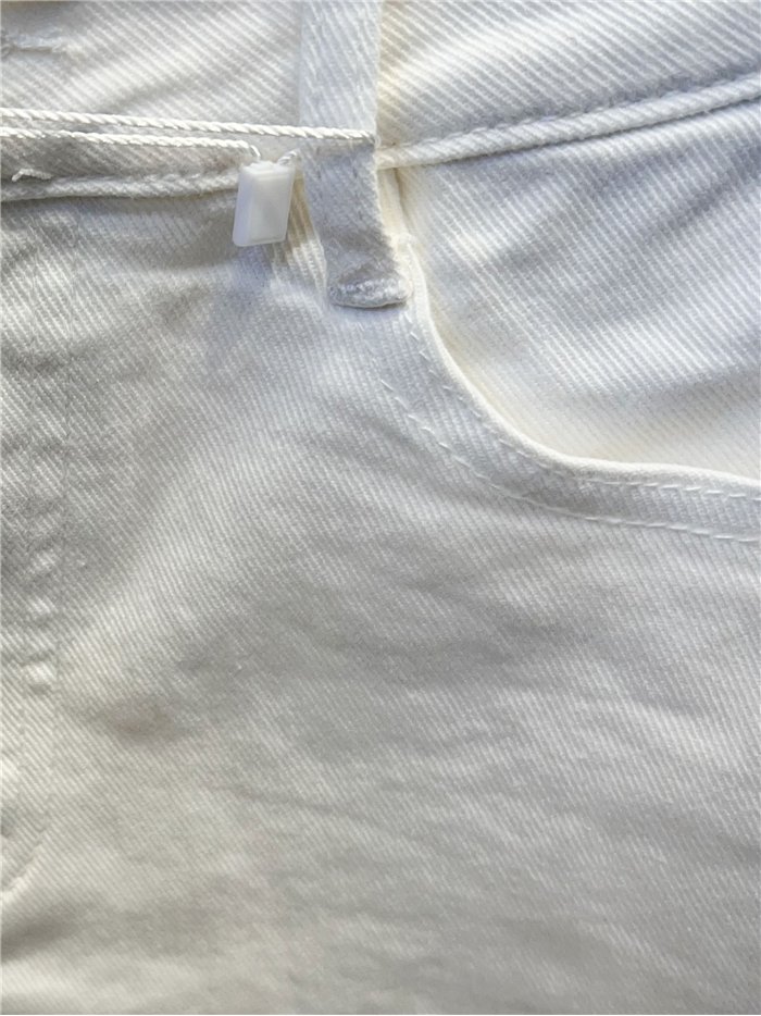 Shorts vaqueros blanco