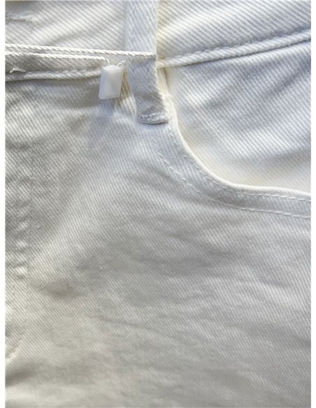 Shorts vaqueros blanco