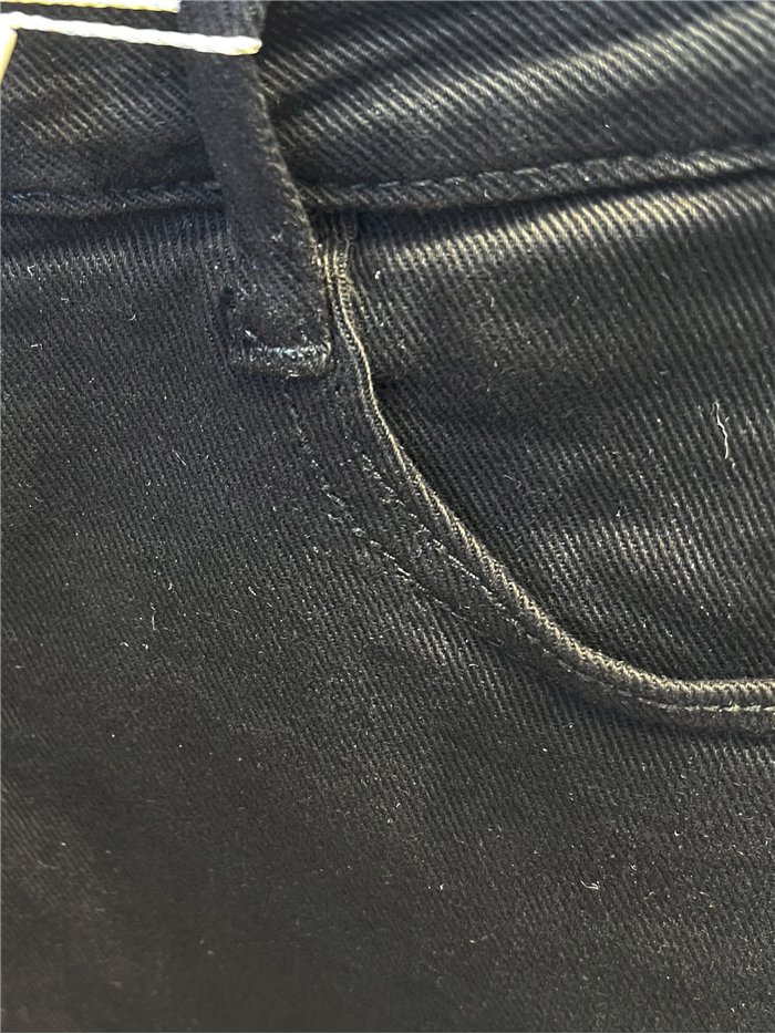 Shorts vaqueros negro