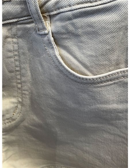 Shorts vaqueros beige