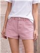 Shorts vaqueros rosa