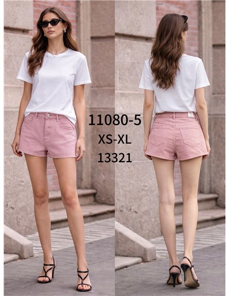 Shorts vaqueros rosa