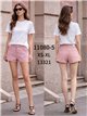 Shorts vaqueros rosa