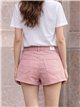 Shorts vaqueros rosa