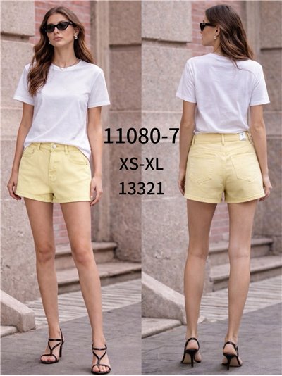 Shorts vaqueros amarillos 2