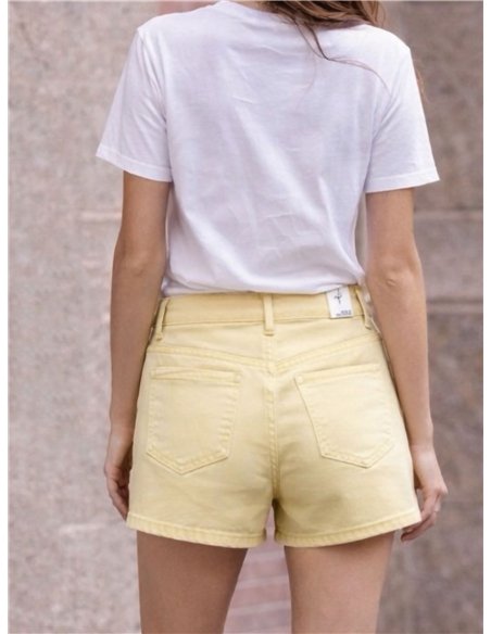 Shorts vaqueros amarillos